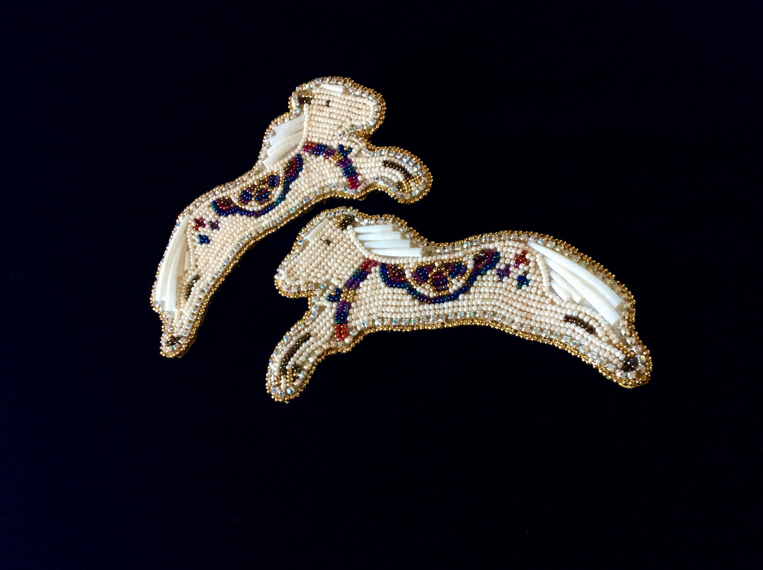 Horse-Theme Dentalium Jewelry - Out-of-Stock