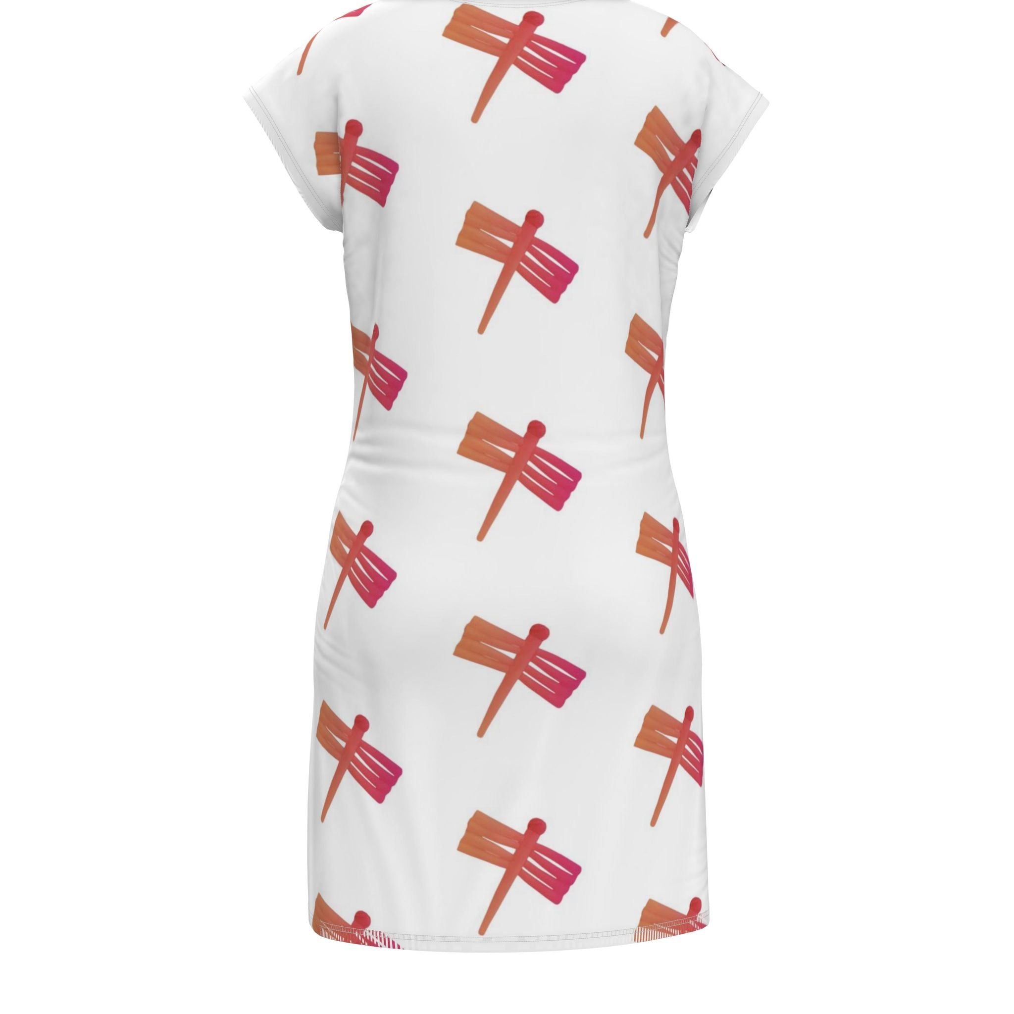 Indigenous Dentalium Dragonfly - Tunic T Shirt